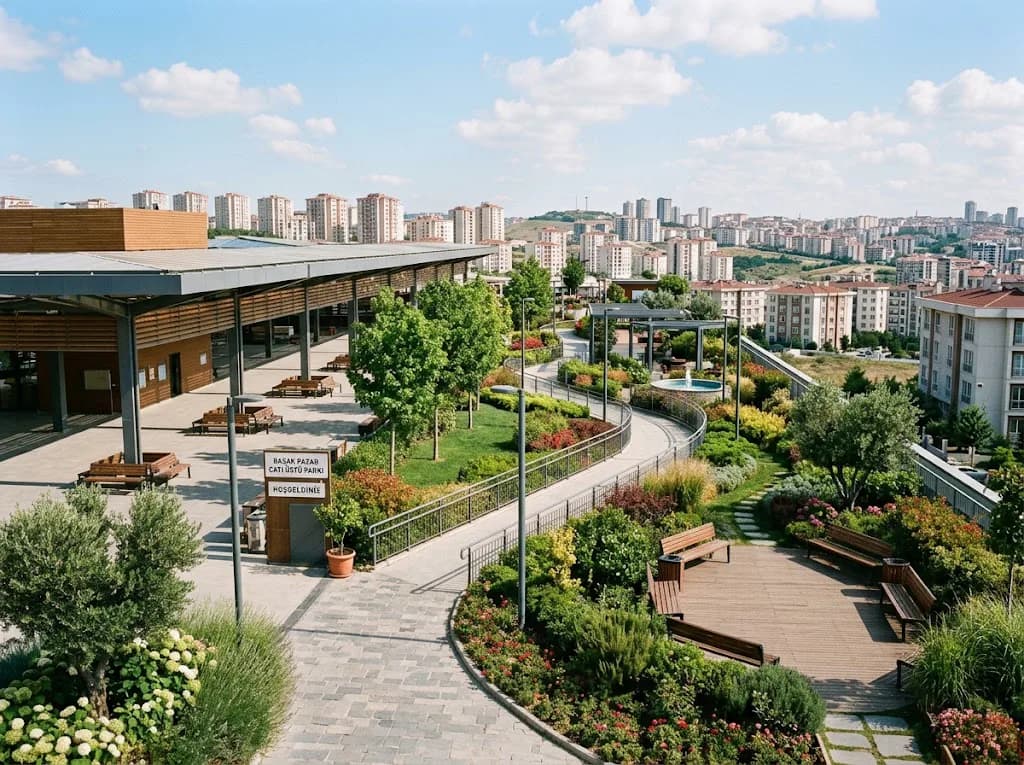 Başak Pazar Çatı Üstü Parkı