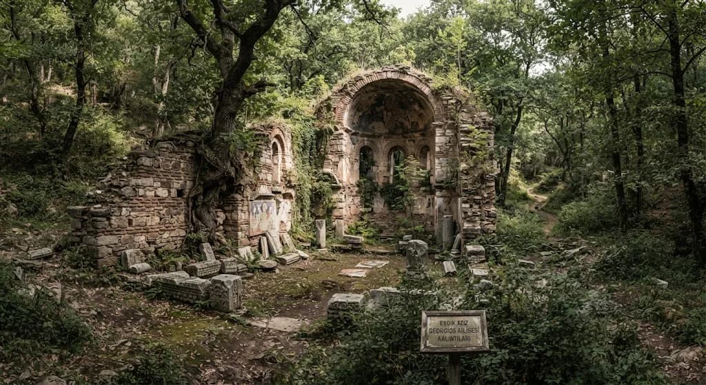 Evcik Aziz Georgios Kilisesi Kalıntıları