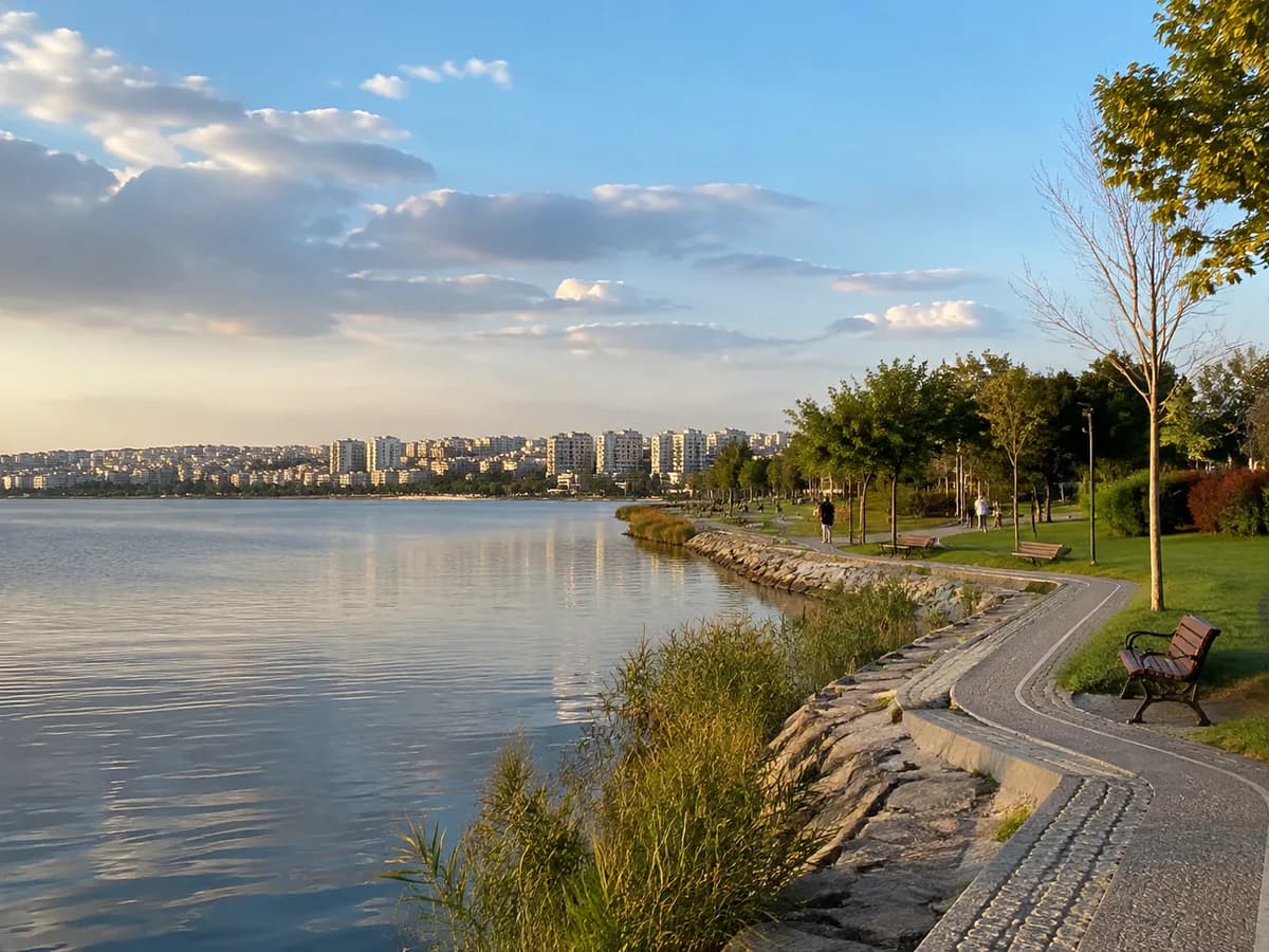 Küçükçekmece Lake and Waterfront