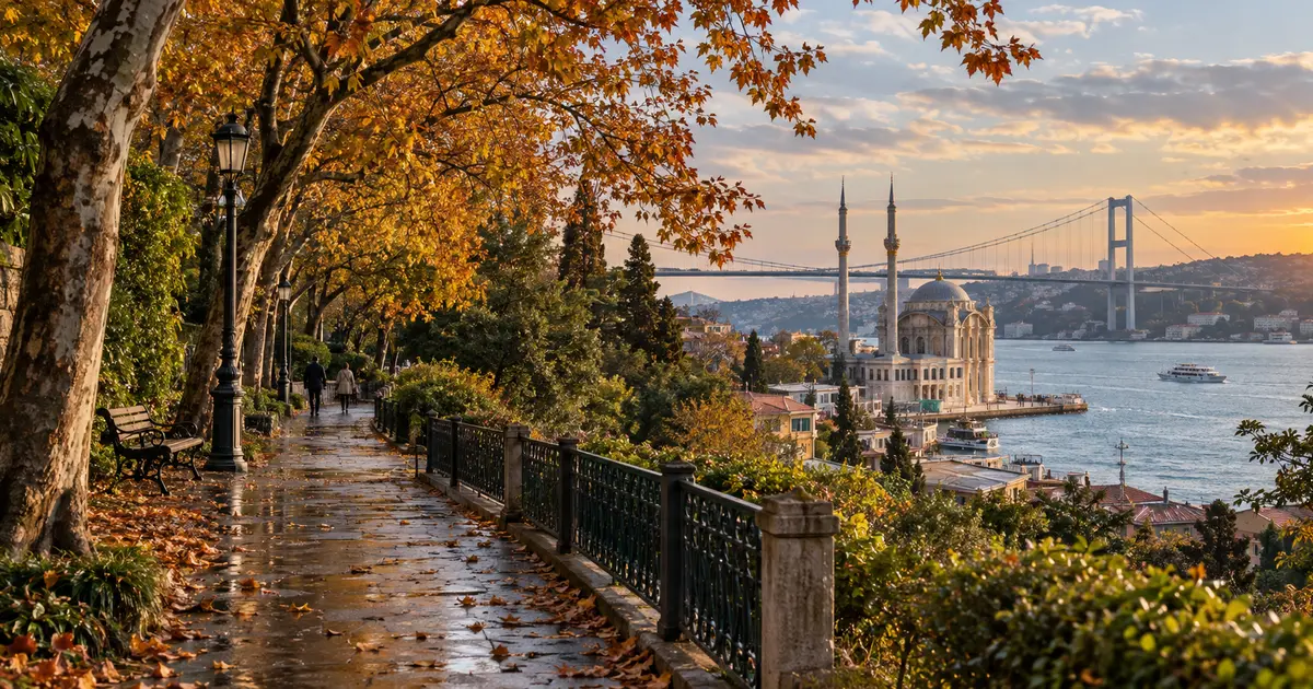 İstanbul sonbahar yürüyüş rotası: Yıldız Parkı’ndan Ortaköy’e