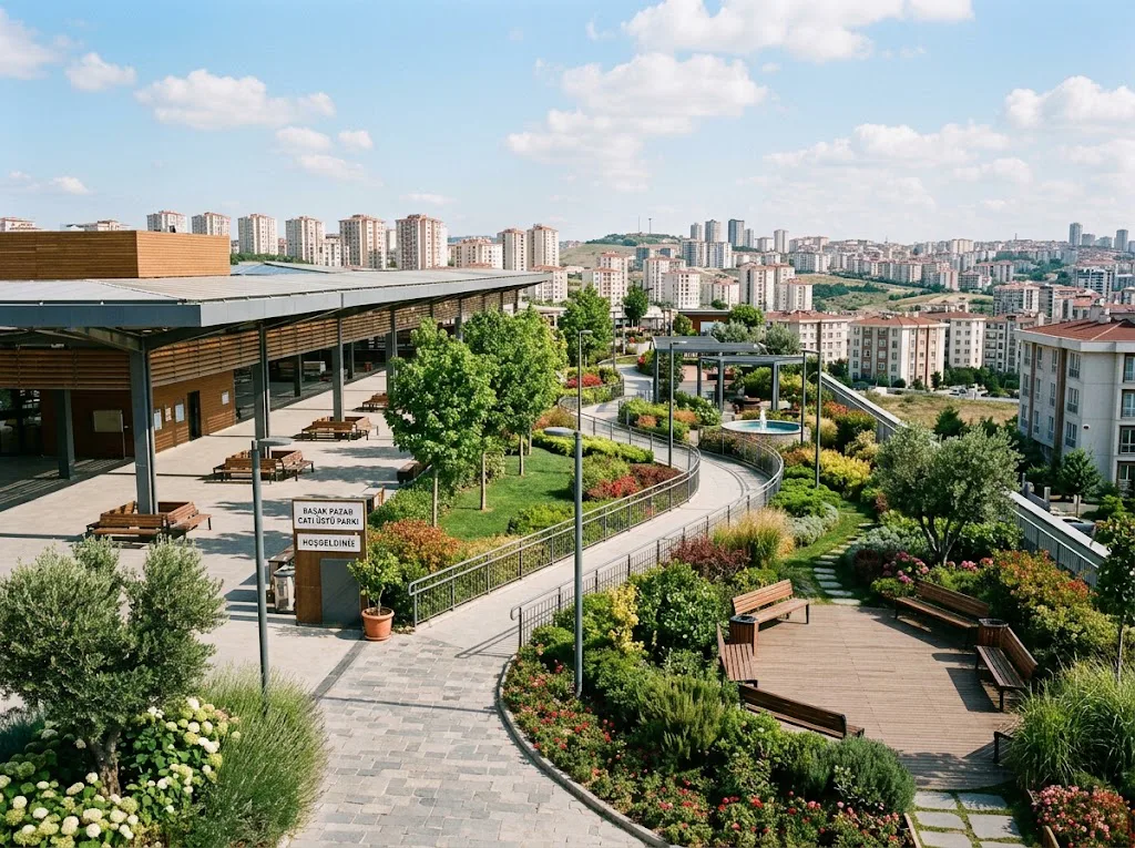 Başak Pazar Çatı Üstü Parkı, Başakşehir, İstanbul