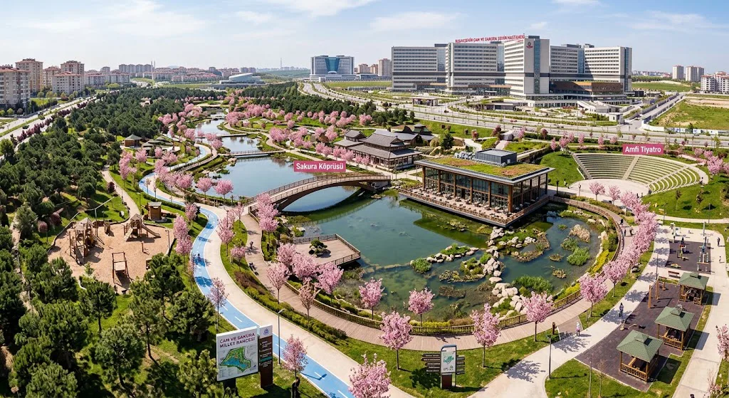 Çam ve Sakura Millet Garden, Başakşehir, Istanbul
