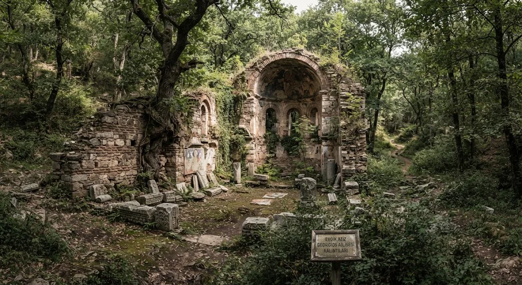 Evcik Aziz Georgios Church Kalıntıları, Çatalca, Istanbul
