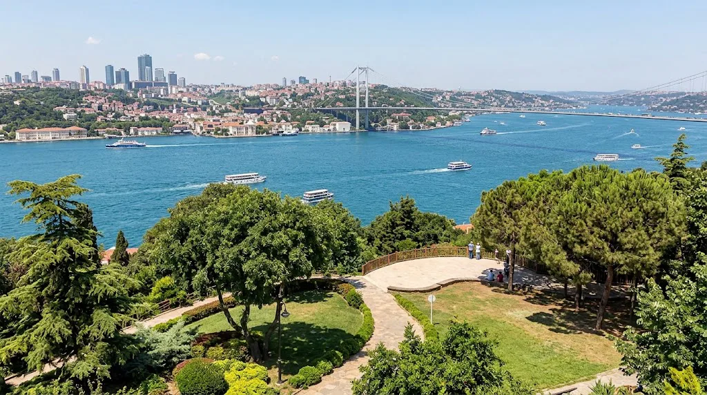 Fethi Pasha Grove and Bosphorus View, Üsküdar, Istanbul